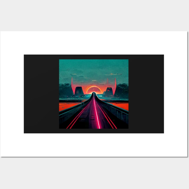 Highway to the sun Wall Art by SJG-digital